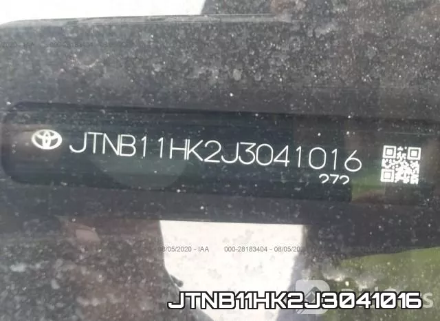 JTNB11HK2J3041016 фото 10