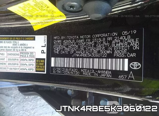 JTNK4RBE5K3060122 фото 10