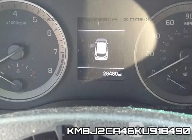 KM8J2CA46KU918490 фото 8
