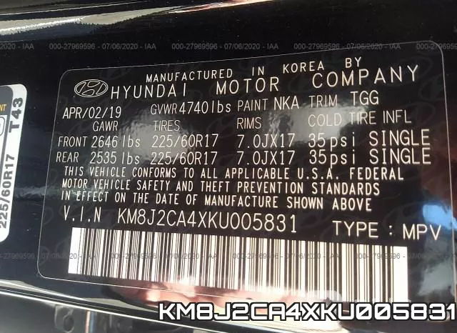 KM8J2CA4XKU005831 фото 10