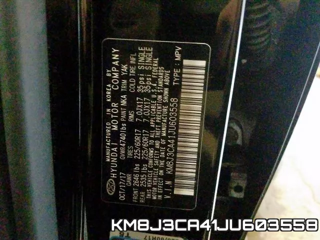 KM8J3CA41JU603558 фото 2