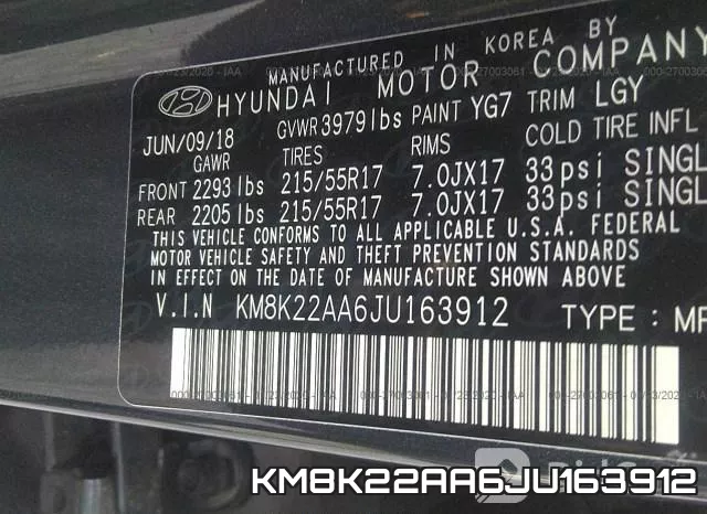 KM8K22AA6JU163912 фото 10