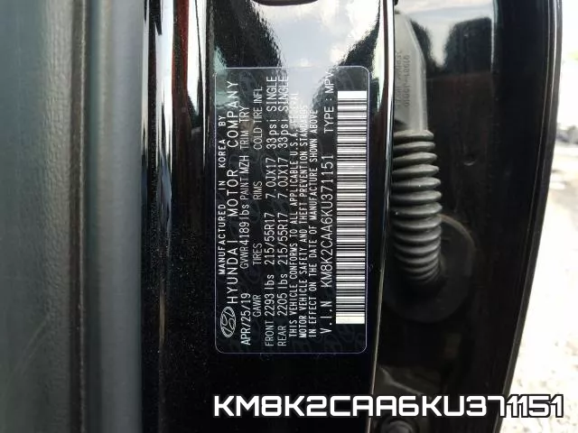 KM8K2CAA6KU371151 фото 2