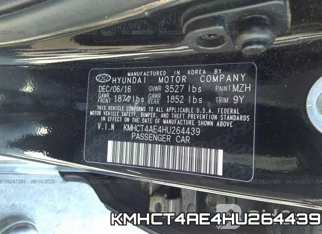 KMHCT4AE4HU264439 фото 10