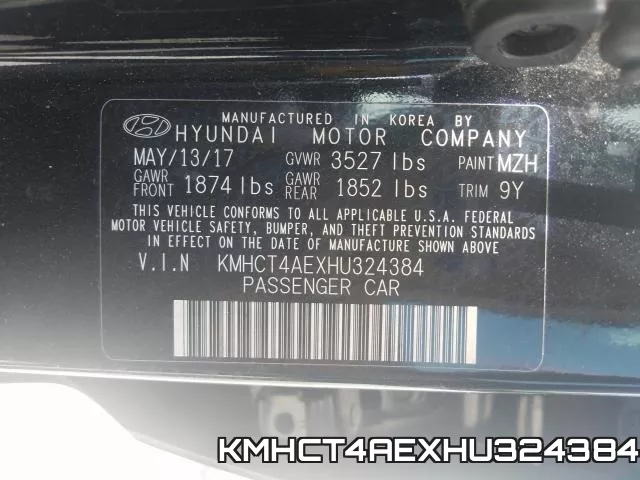 KMHCT4AEXHU324384 фото 2
