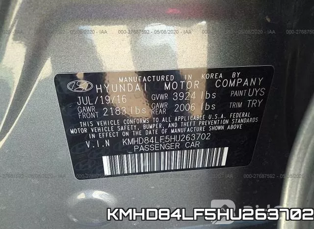 KMHD84LF5HU263702 фото 10