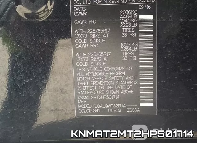 KNMAT2MT2HP501714 фото 10