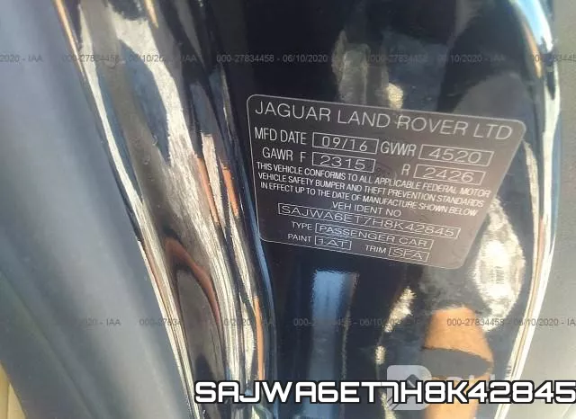 SAJWA6ET7H8K42845 фото 10
