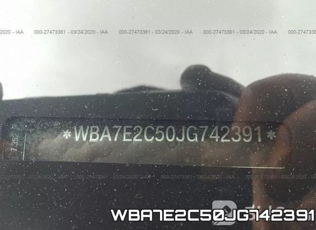 WBA7E2C50JG742391 фото 9