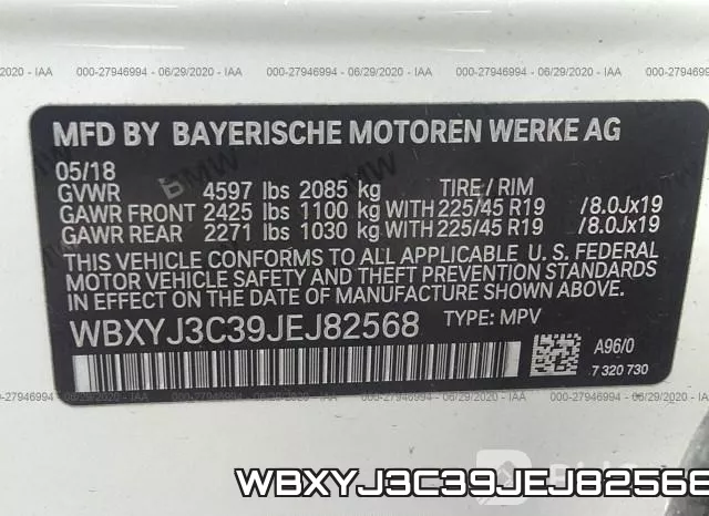 WBXYJ3C39JEJ82568 фото 10