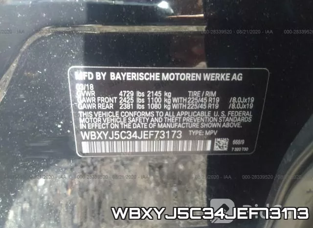 WBXYJ5C34JEF73173 фото 10