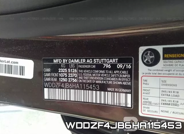 WDDZF4JB6HA115453 фото 10
