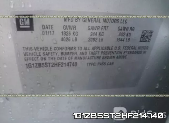 1G1ZB5ST2HF214740 фото 10