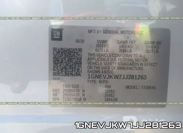 1GNEVJKW7JJ281263 фото 10