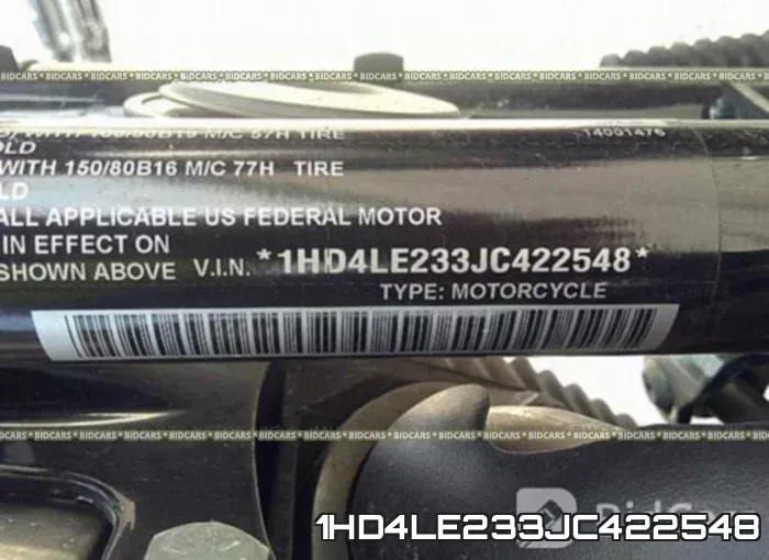 1HD4LE233JC422548 фото 2