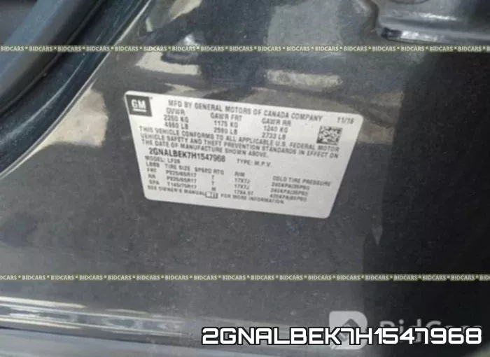 2GNALBEK7H1547968 фото 10