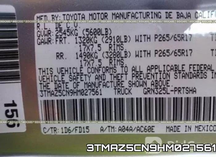 3TMAZ5CN9HM027561 фото 10