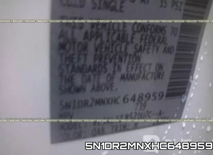 5N1DR2MNXHC648959 фото 10