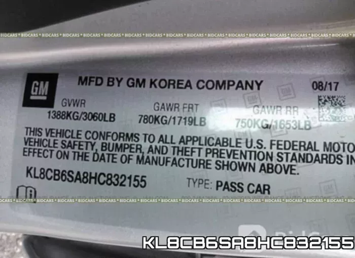 KL8CB6SA8HC832155 фото 10