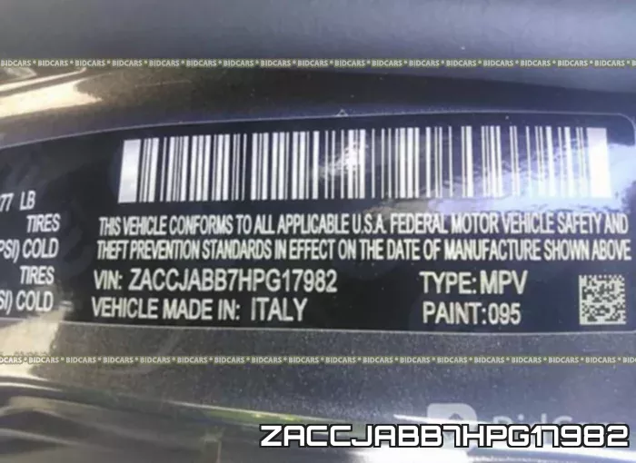 ZACCJABB7HPG17982 фото 10