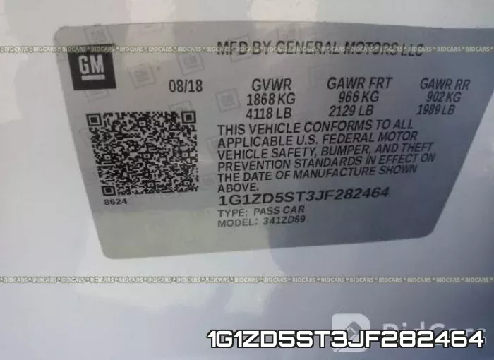 1G1ZD5ST3JF282464 фото 10