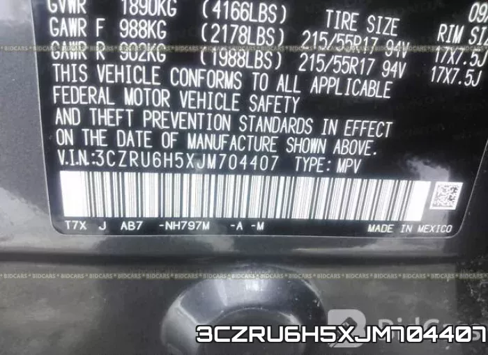 3CZRU6H5XJM704407 фото 10