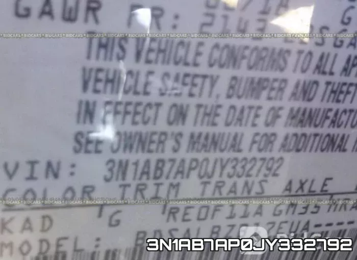 3N1AB7AP0JY332792 фото 10
