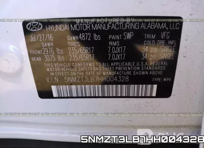 5NMZT3LB7HH004328 фото 10