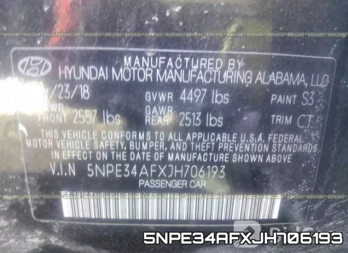 5NPE34AFXJH706193 фото 10