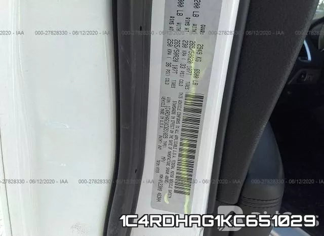 1C4RDHAG1KC651029 фото 10