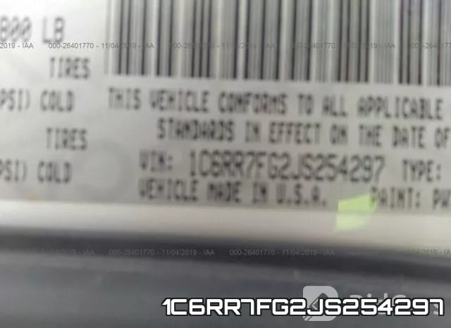 1C6RR7FG2JS254297 фото 10