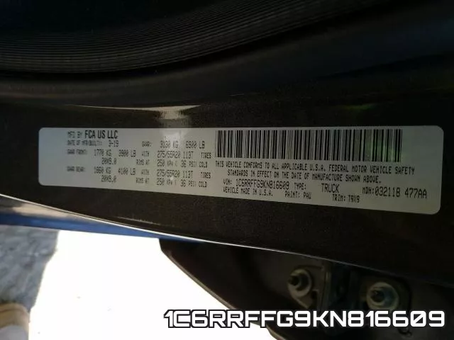 1C6RRFFG9KN816609 фото 2