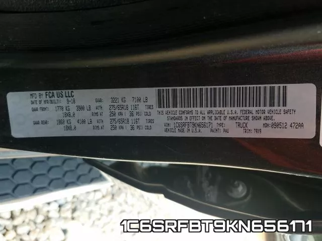 1C6SRFBT9KN656171 фото 2