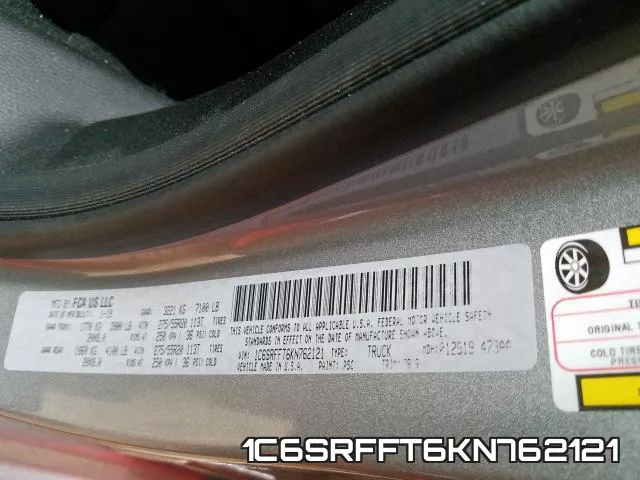 1C6SRFFT6KN762121 фото 2