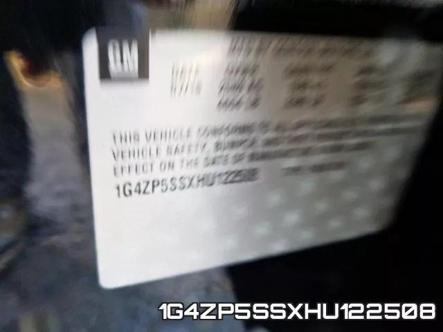 1G4ZP5SSXHU122508 фото 2