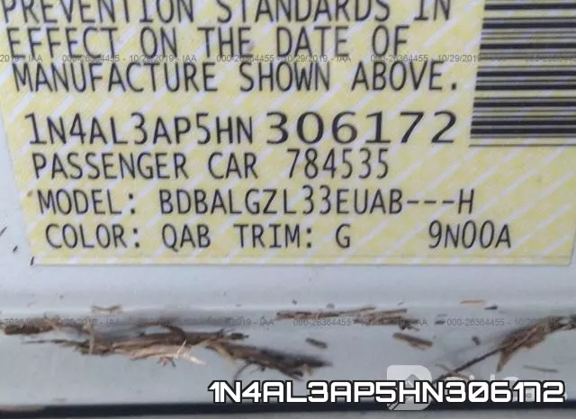 1N4AL3AP5HN306172 фото 10