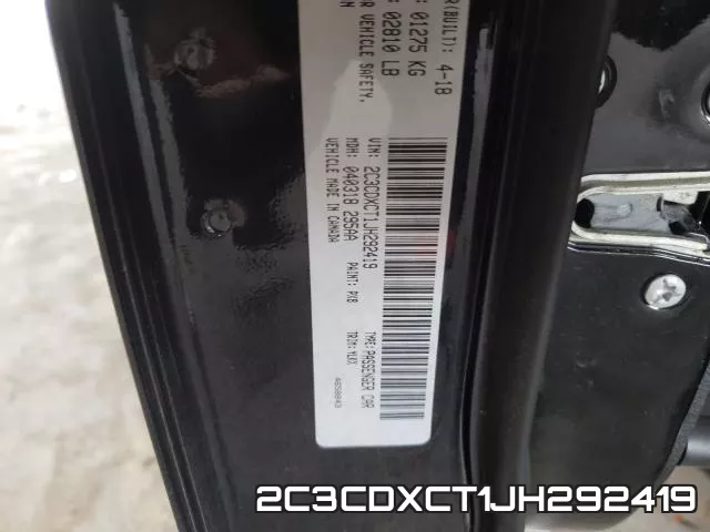 2C3CDXCT1JH292419 фото 2