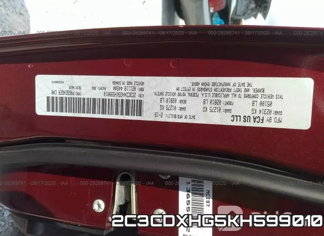 2C3CDXHG5KH599010 фото 10