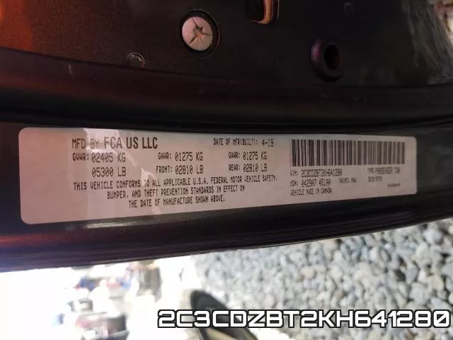 2C3CDZBT2KH641280 фото 2