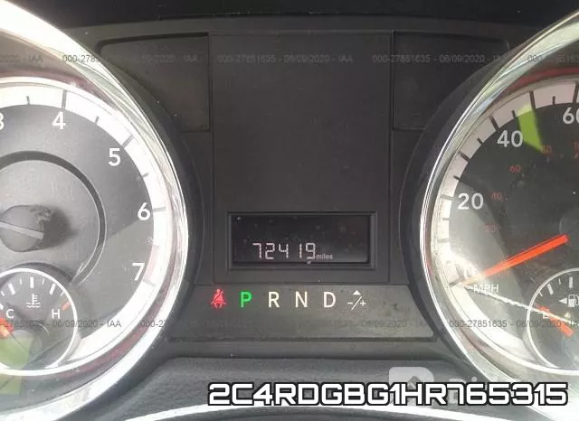 2C4RDGBG1HR765315 фото 8