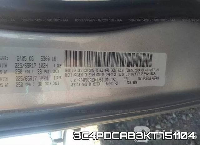 3C4PDCAB3KT751104 фото 10