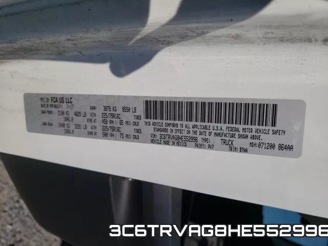 3C6TRVAG8HE552996 фото 2
