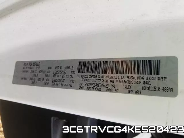 3C6TRVCG4KE520423 фото 2