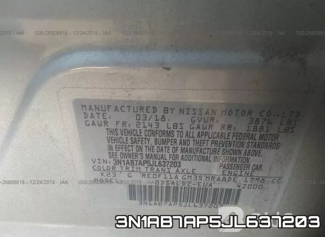 3N1AB7AP5JL637203 фото 10