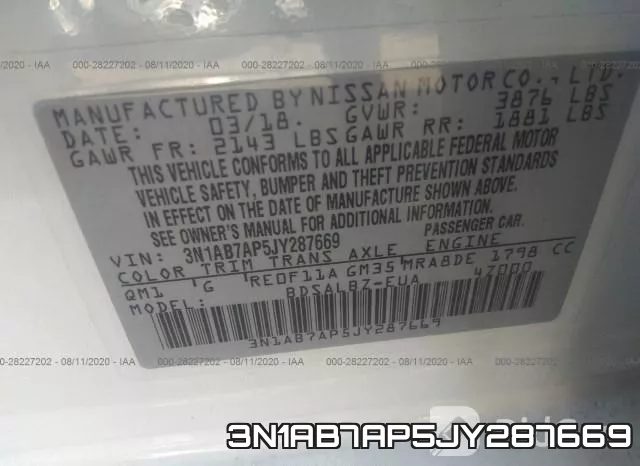 3N1AB7AP5JY287669 фото 10