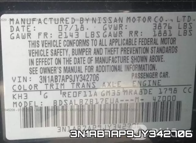 3N1AB7AP9JY342706 фото 10