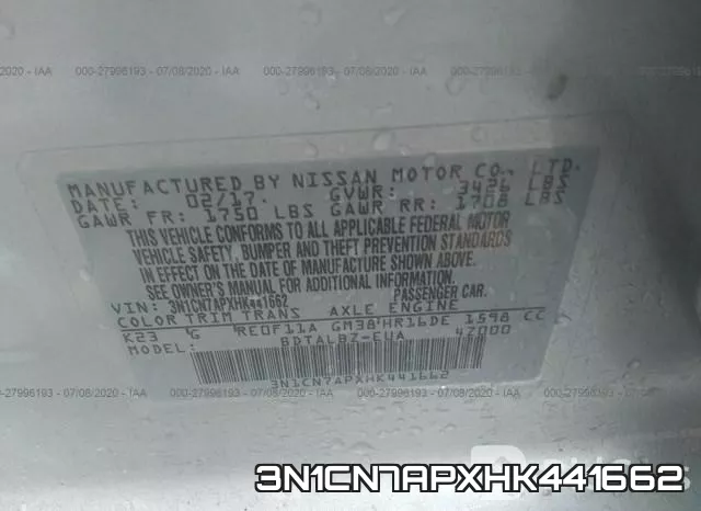3N1CN7APXHK441662 фото 10