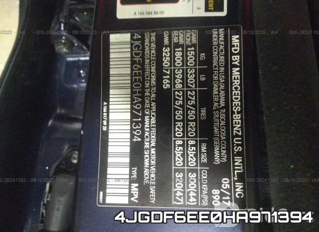4JGDF6EE0HA971394 фото 10