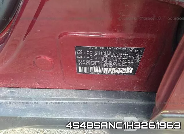 4S4BSANC1H3261963 фото 10