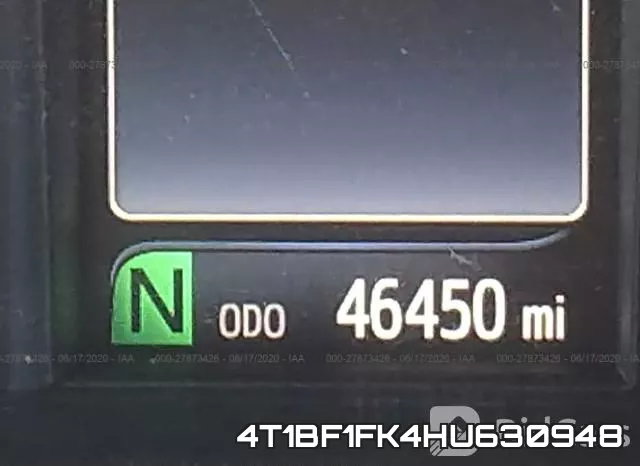 4T1BF1FK4HU630948 фото 8